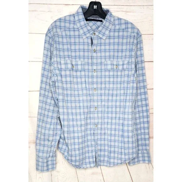 Sean John Shirts | Sean John Tailored Fit Large Full Button Up Blue Striped Dress Shirt | Color: Blue | Size: L | Shefancdotcom's Closet Sean John Shirts | Sean John Tailored Fit Large Full Button Up Blue Striped Dress Shirt | Color: Blue | Size: L | Shefancdotcom's Closet